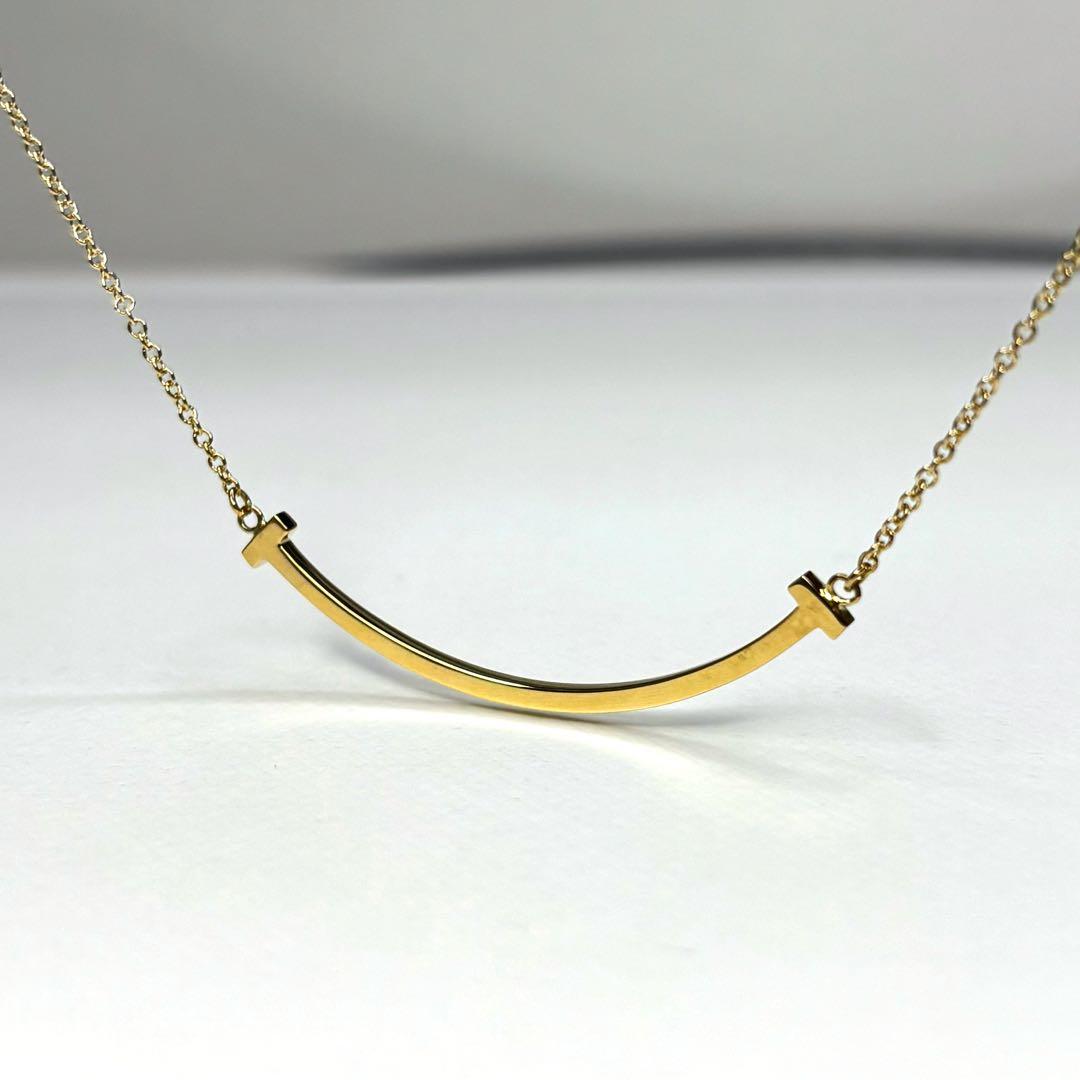 『専用です』ティファニー T スマイル ペンダント スモール K18