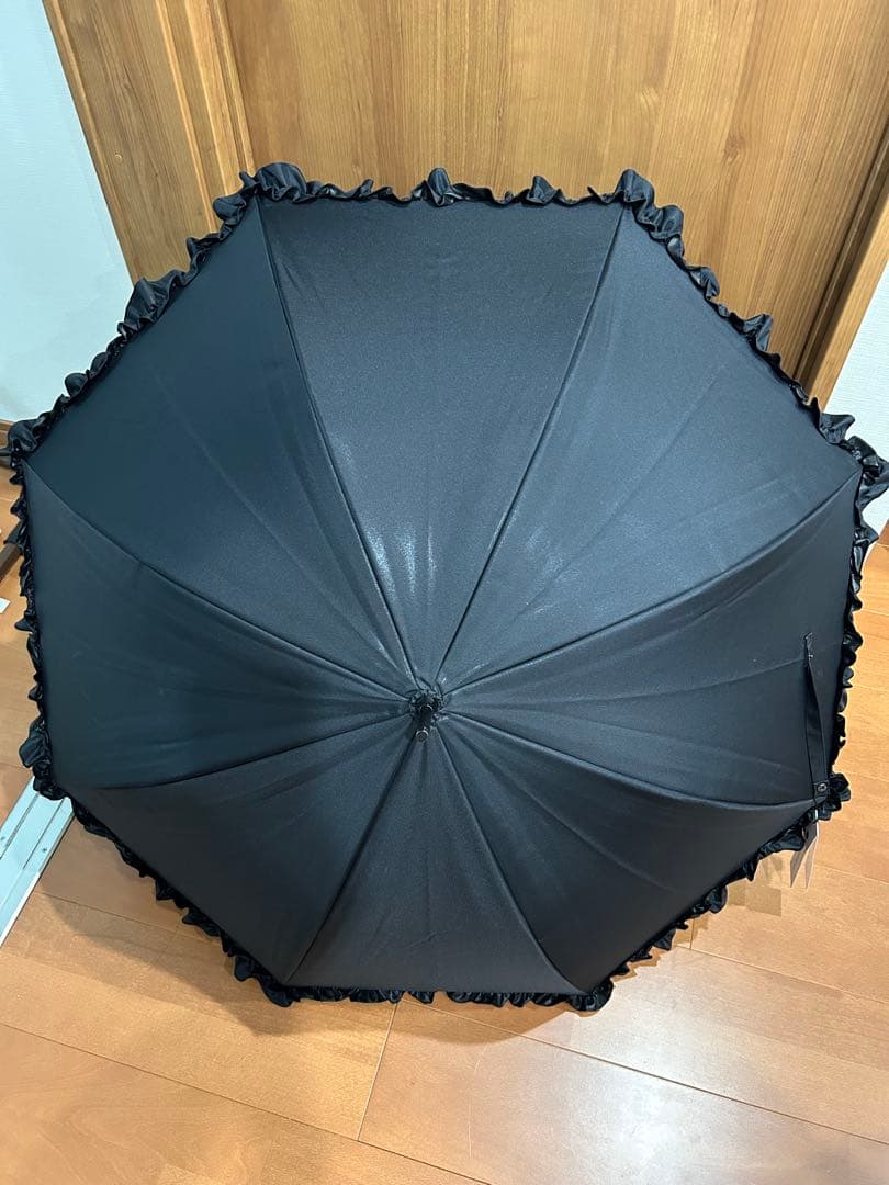 サンバリア100 タグ付きMサイズフリル付き 日傘