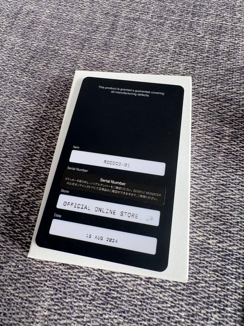 小物 GENTLE MONSTER Rococo 01