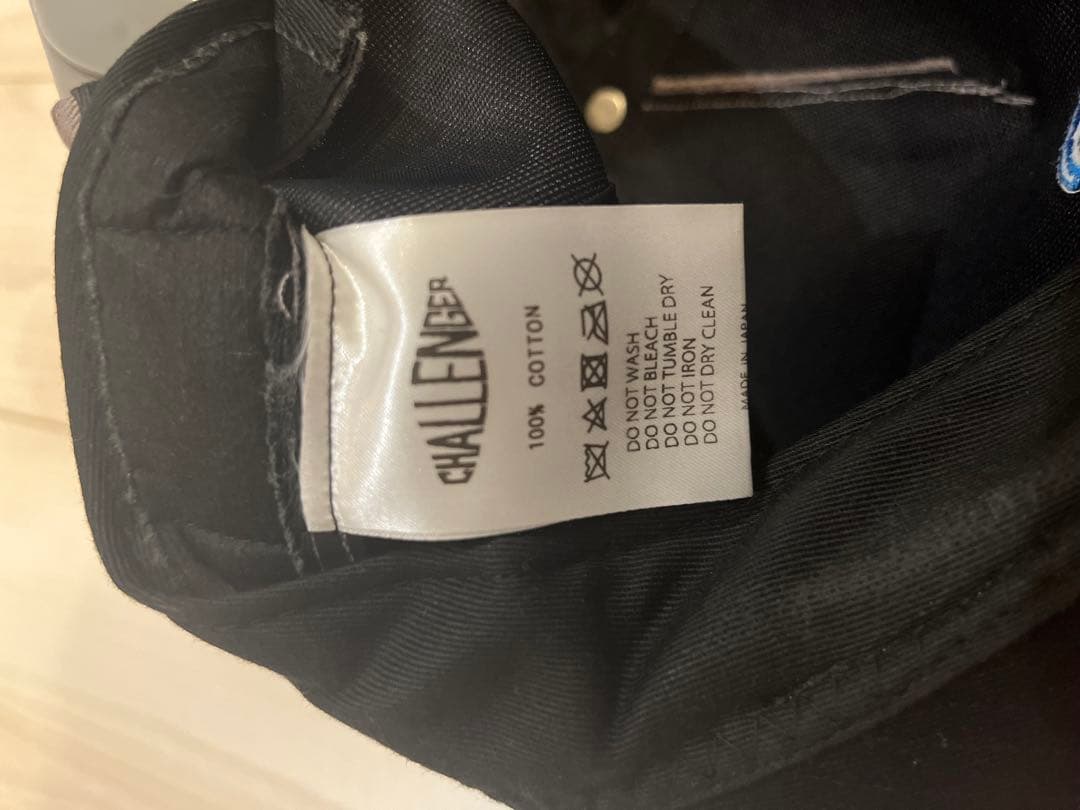 帽子 CHALLENGER RECORDS CAP GRAY x BLACK