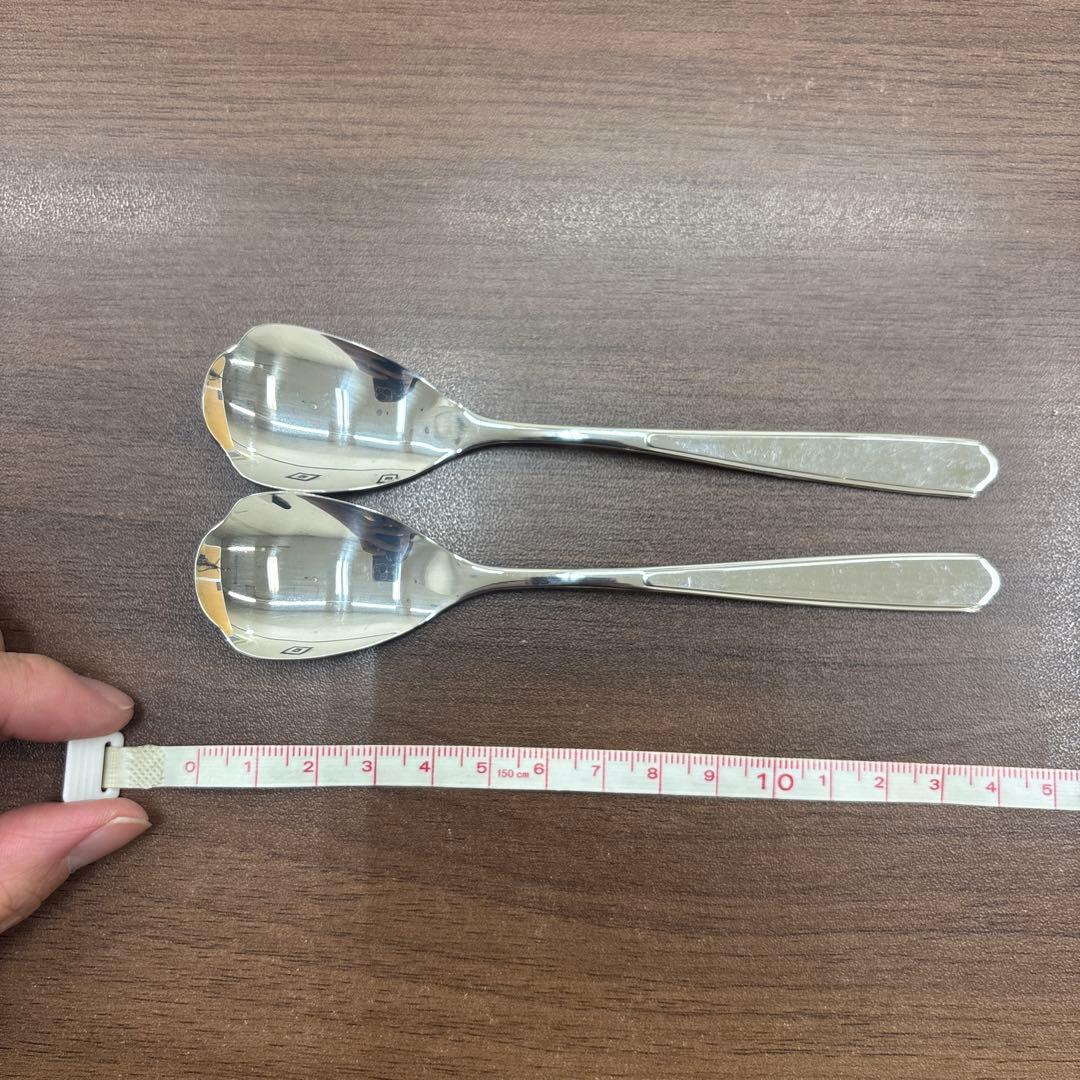 徳力 銀製 デザート スプーン フォーク