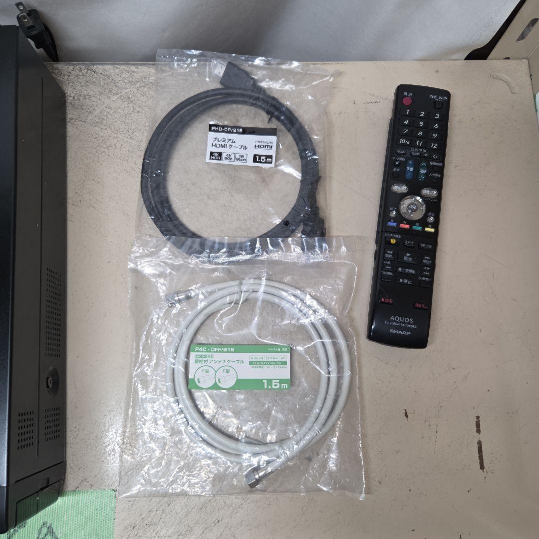 ブルーレイレコーダー SHARP AQUOS BD-HDV22 VHS対応