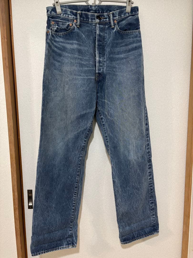 稀少 cantate Denim 1955 Trousers bleach 30
