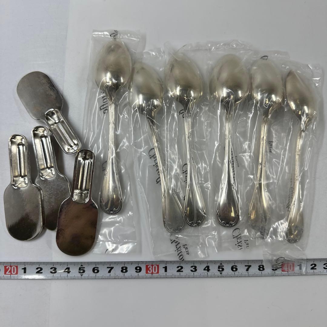 クリストフル新品カトラリーセット42点　ケース付　2963g 東Y7-0418②