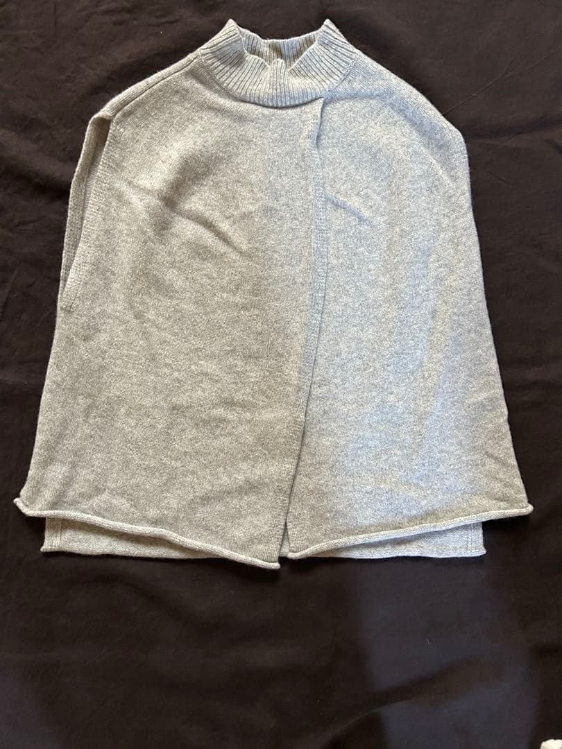 値下げ CLASKA クラスカ　HAU ハウ ニットラップベスト　カシミヤウール