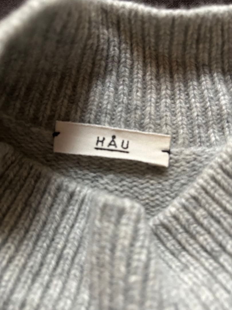 値下げ CLASKA クラスカ　HAU ハウ ニットラップベスト　カシミヤウール