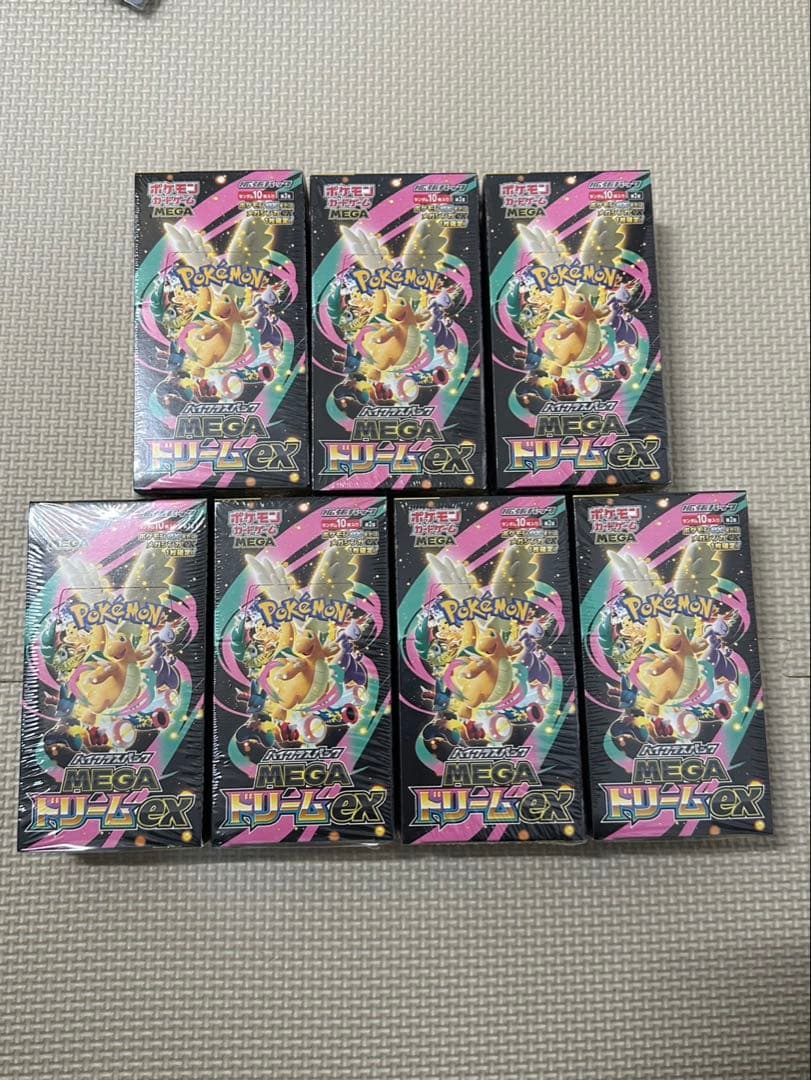 ポケモンカード　MEGAドリームex新品未開封　全シュリンク付き7BOX