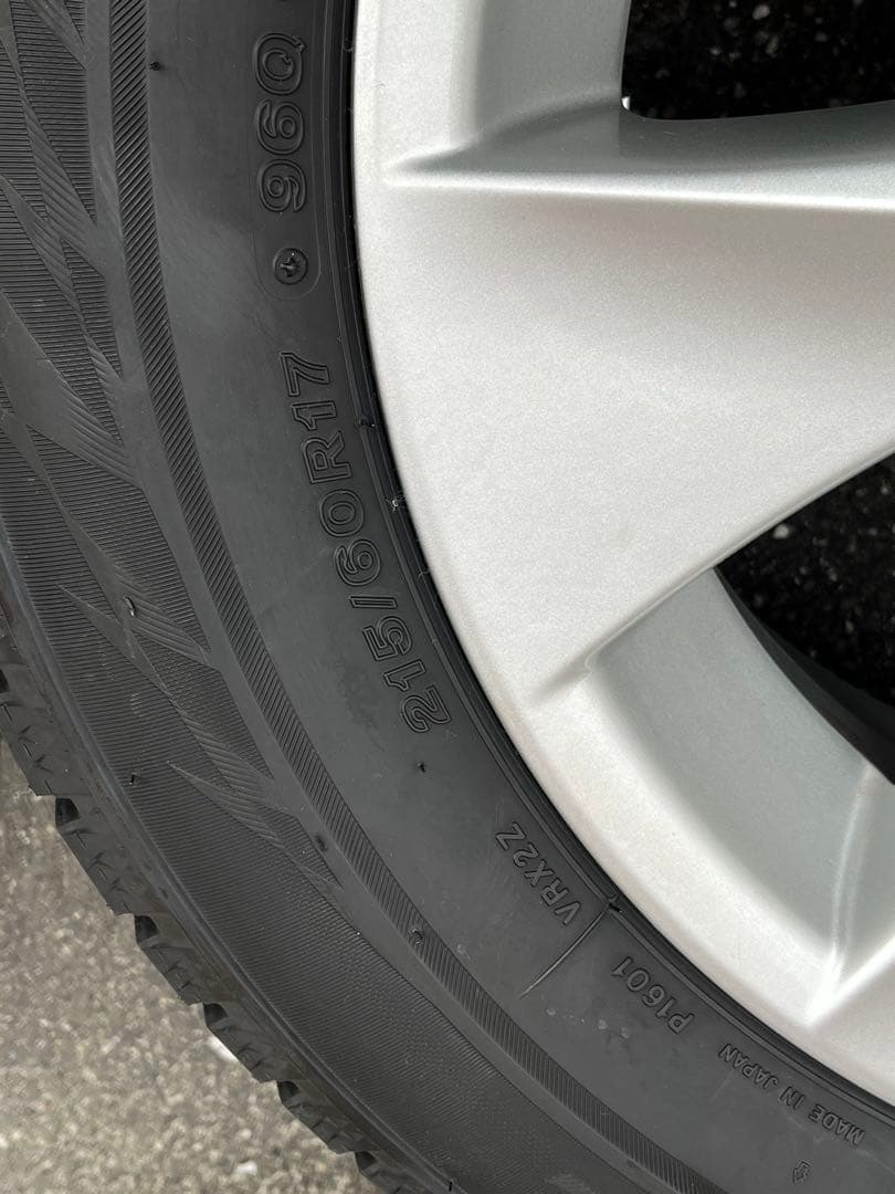 【引取限定】アルファード純正17インチホイール スタッドレスタイヤセット室内保管