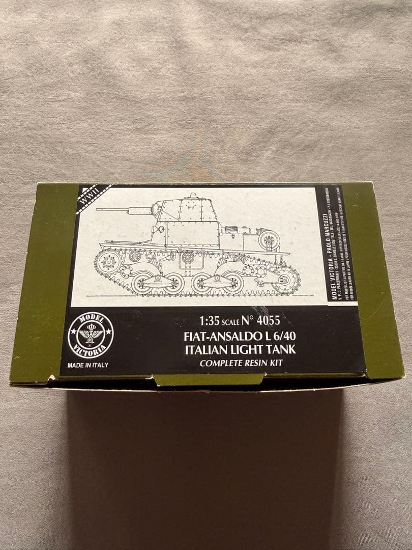 モデルビクトリア FIAT-ANSALDO L6/40 レジンキット