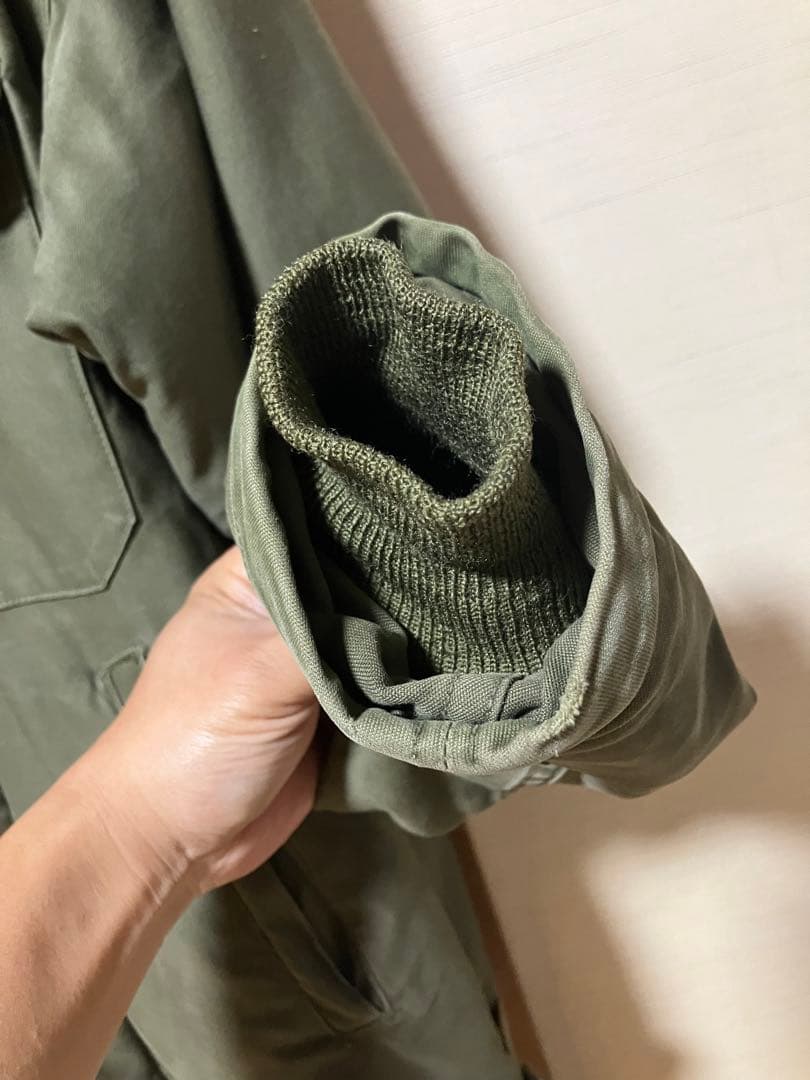 【美品】　A2 デッキジャケット　三角フラップ　初期　60's アメリカ軍