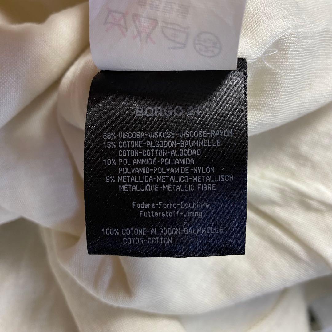 GIORGIO ARMANI BORGO21 シワ加工コート size48