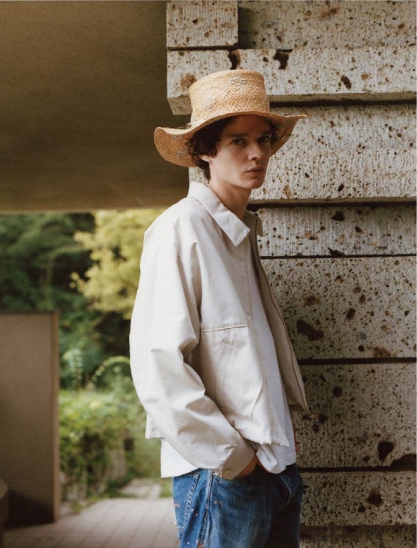 新品未使用新作VISVIM RAFFIA BOATER HAT W