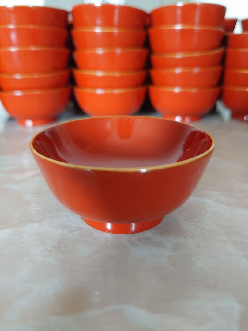 会津塗　漆器 盃 おちょこ 酒器 60杯