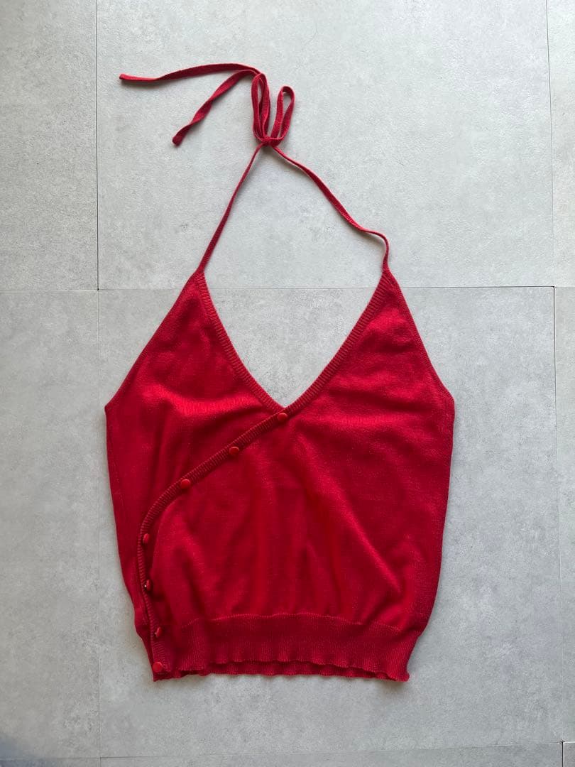 miumiu archive キャミソール ホルターネック