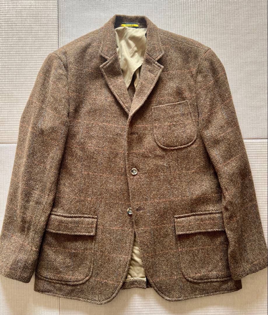 Ralph Lauren Rugby ブラウン ツイード テーラードジャケット