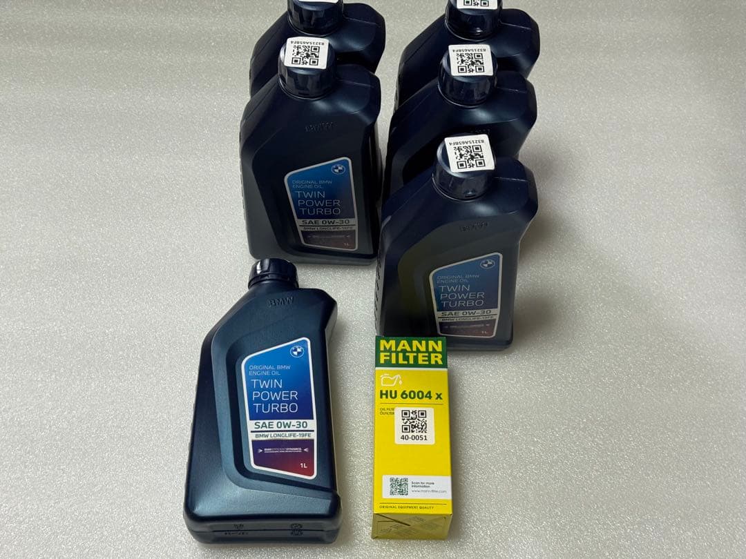 ミニクロスオーバー R60 XD20F 純正エンジンオイル＋オイルフィルター