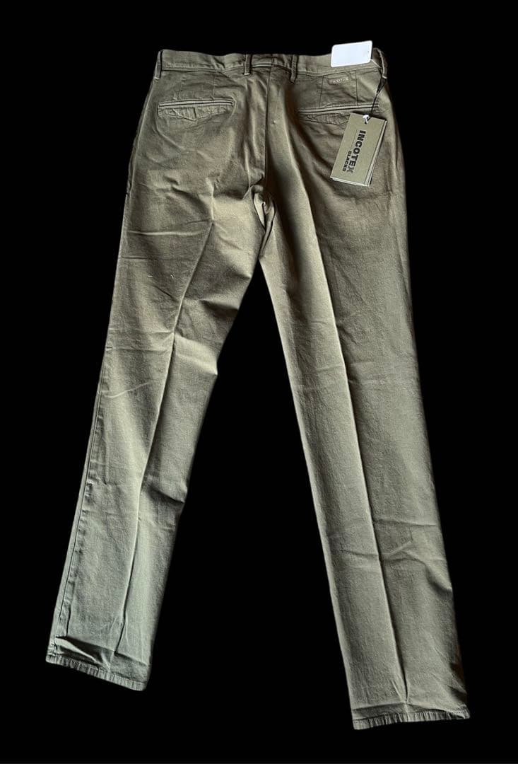 新品未使用/INCOTEX(インコテックス)100番モデル/33/チノパンツ/D