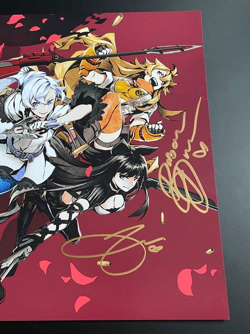 RWBY 直筆サイン入りポスター　JSA認定書付き　③