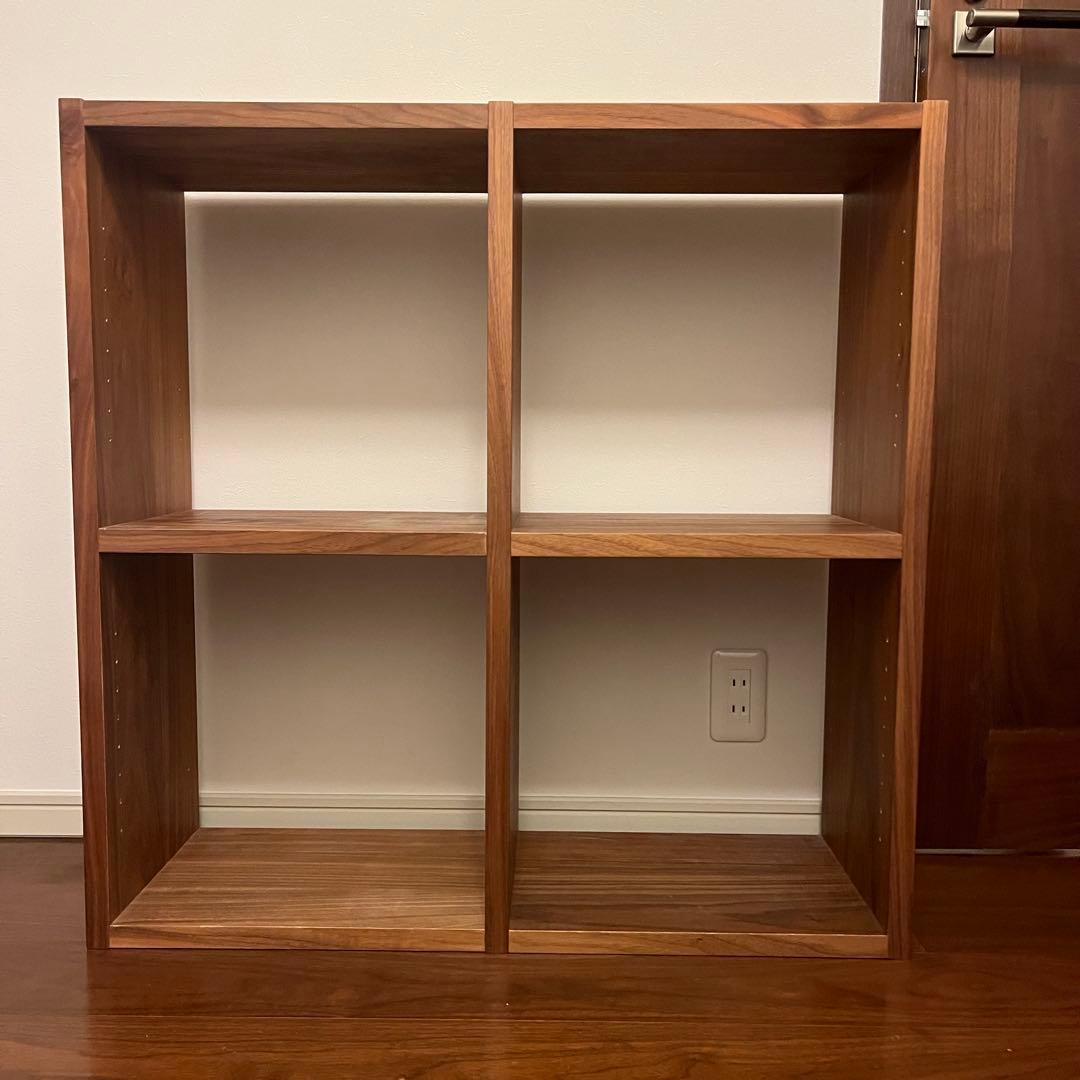 ニトリ コネクトシリーズ ユニットシェルフ ウォールナット