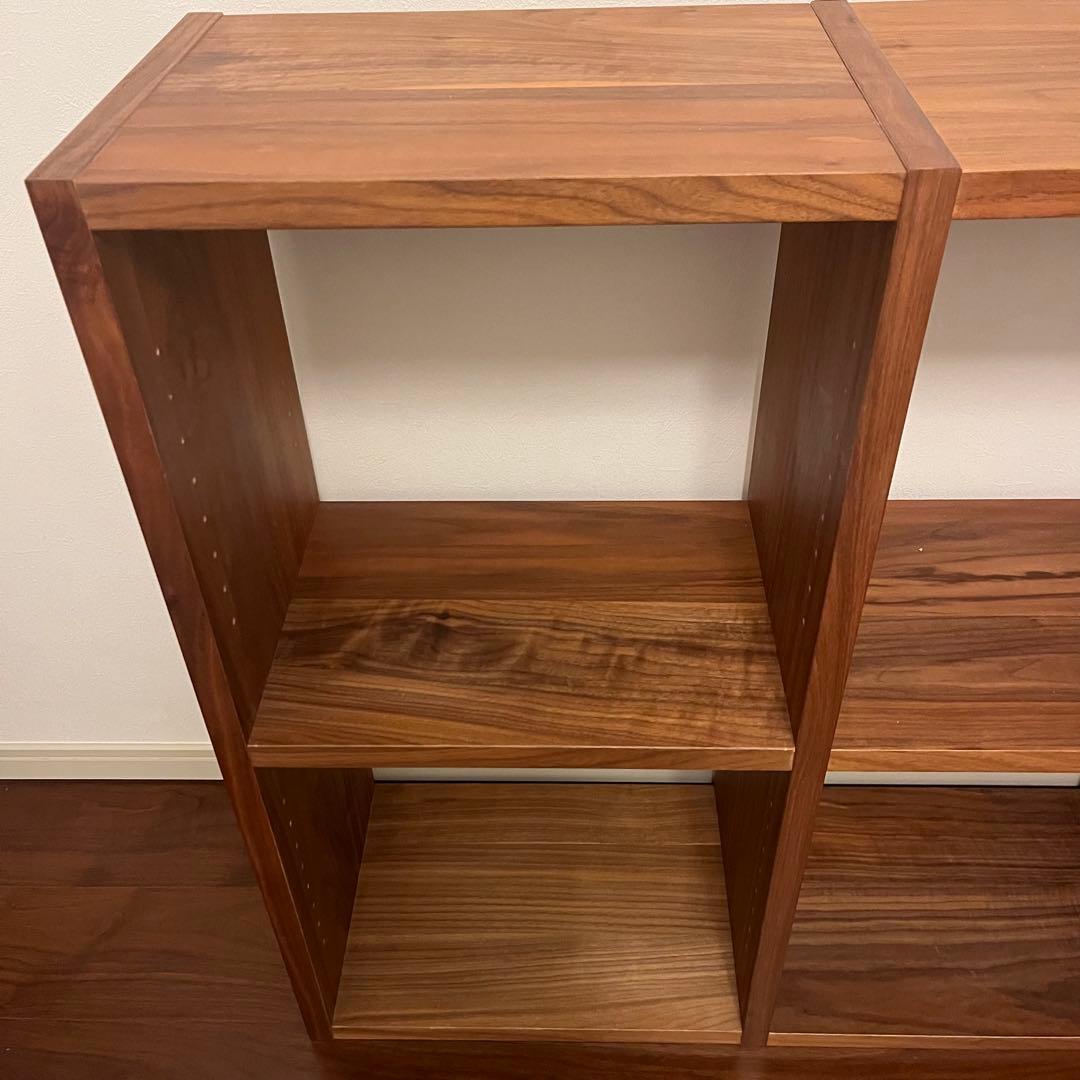 ニトリ コネクトシリーズ ユニットシェルフ ウォールナット