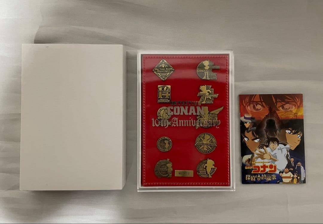 探偵コナン　10周年記念　ピンズセット