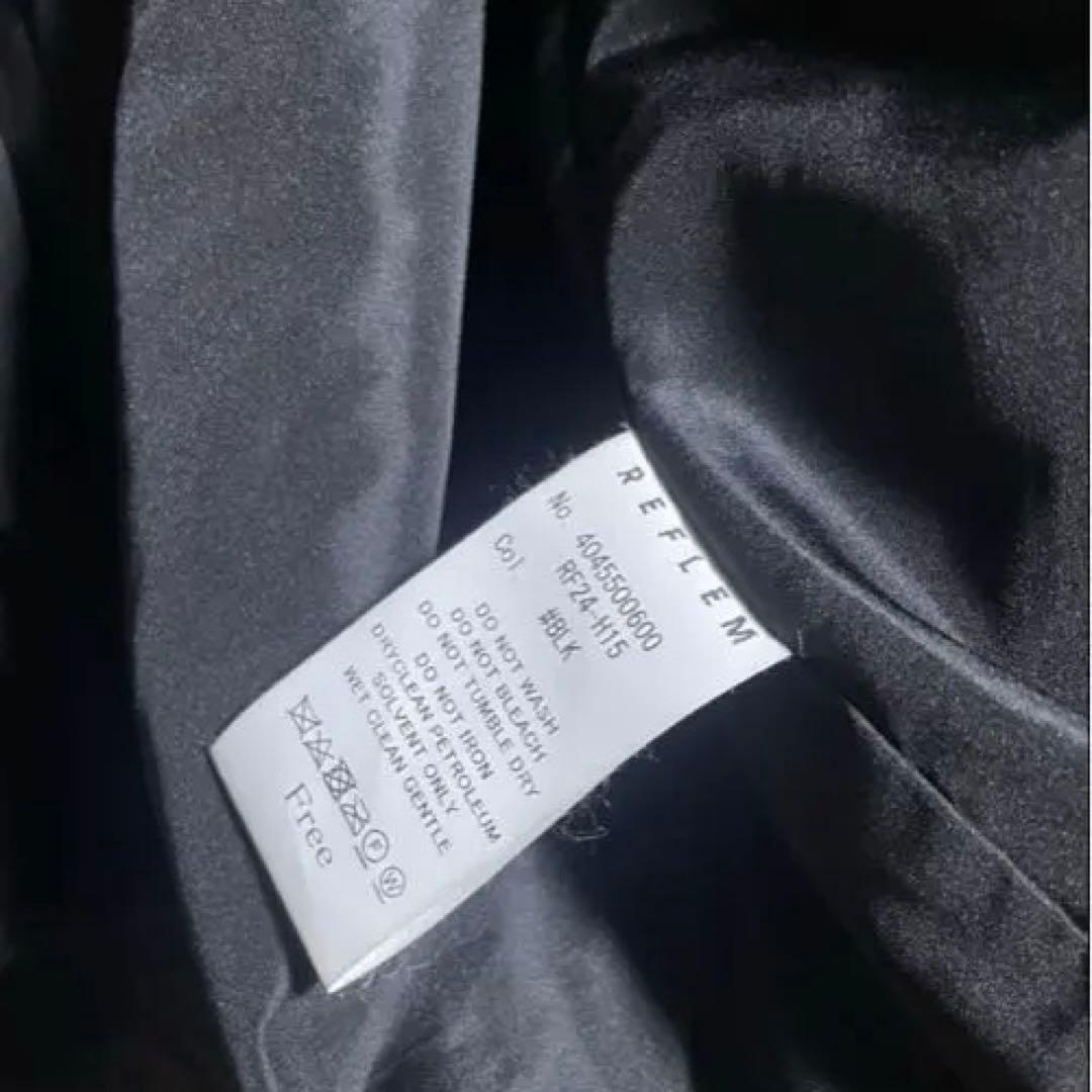 レフレム うさ耳ファー 黒