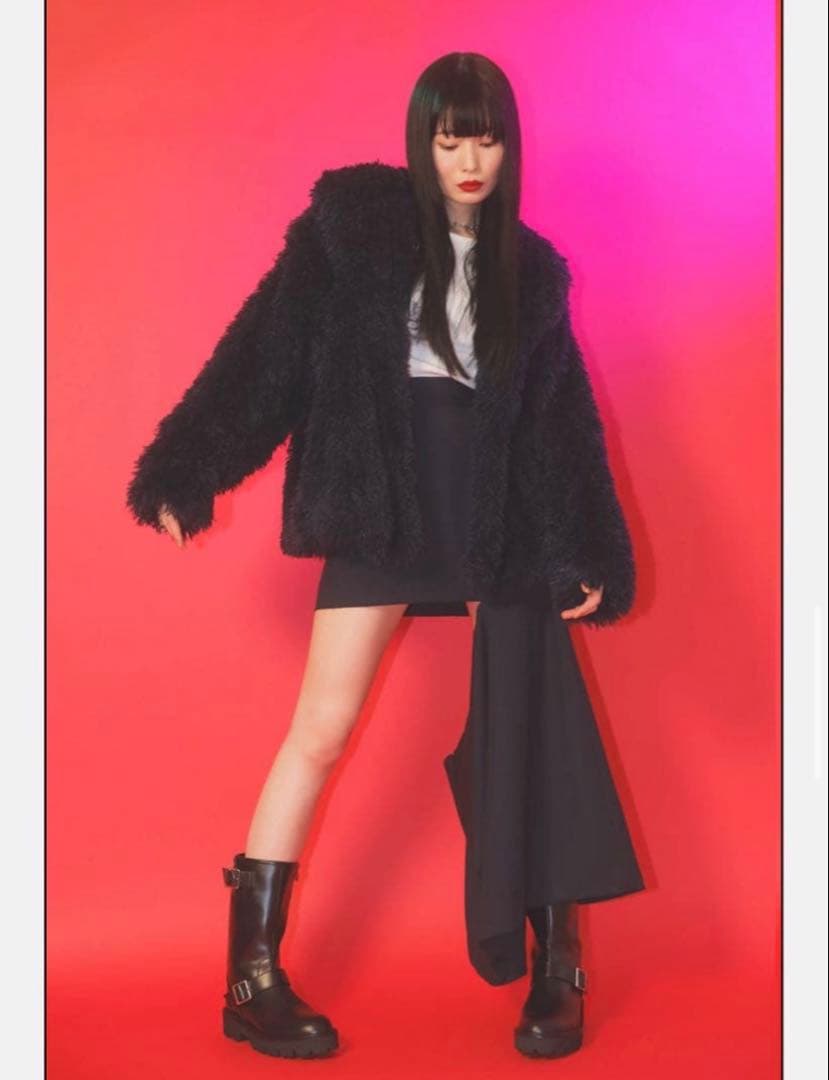 【未着用】NANA×銀座かねまつコラボ エンジニアブーツ 24cm 大崎ナナ