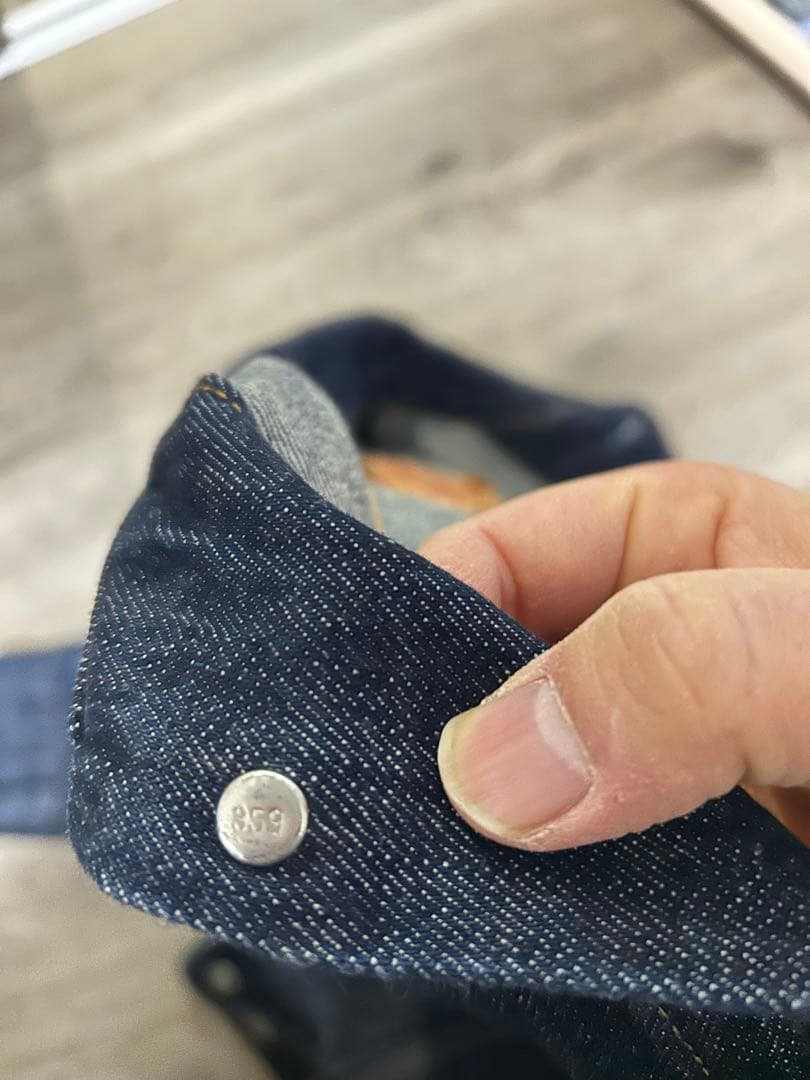 【美品】濃紺 70505 トラッカージャケット　M(38)