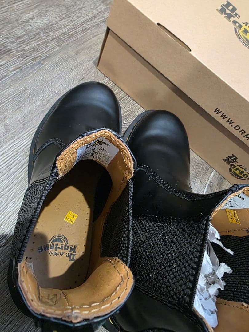 最終値下げ!!!! ドクターマーチン　 ブラック サイドゴアブーツ UK3