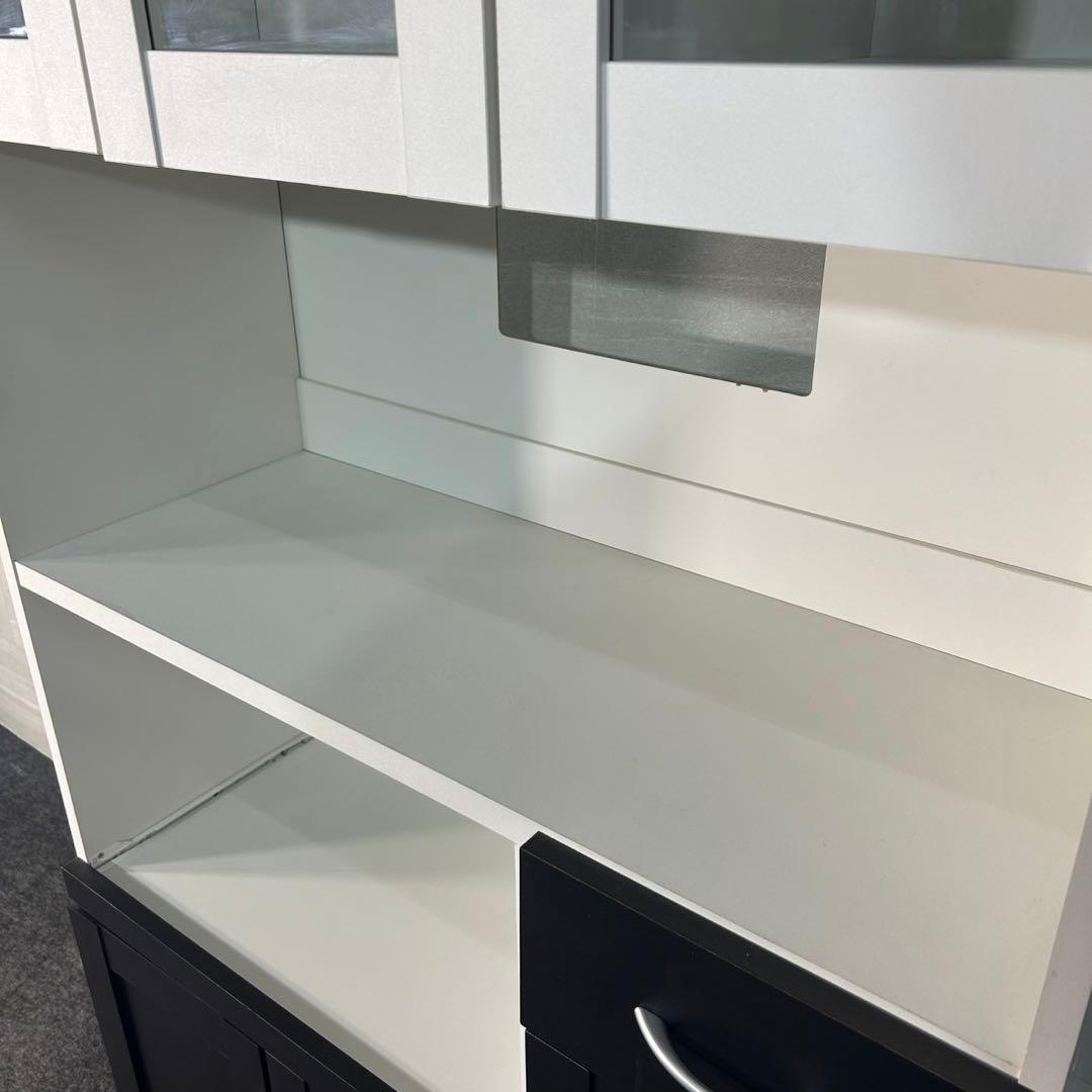 食器棚 シンプル おしゃれ キッチンボード 幅90cm 格安 家具 d3486