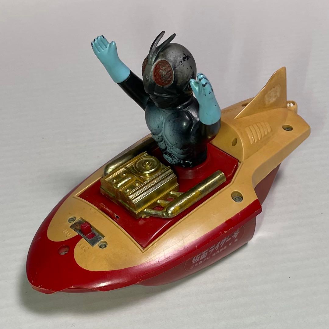 【当時物】バンダイ 仮面ライダー スピードボート 20cm
