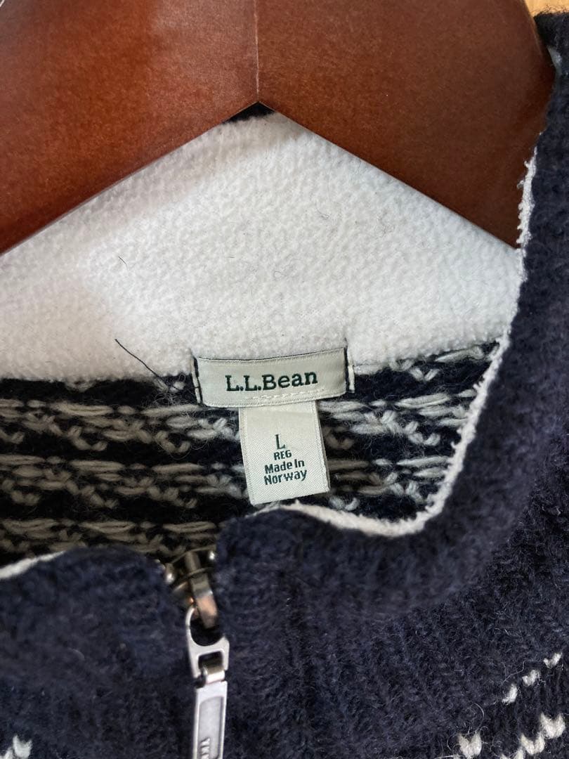 L.L.Bean バーズアイ　ドライバーズニット