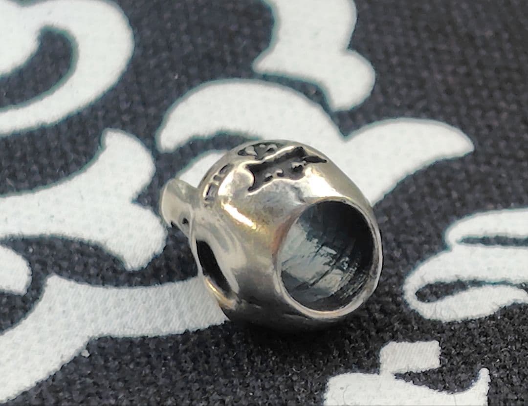 美品 2つ有 GABORATORY ガボール スカル ビーズ