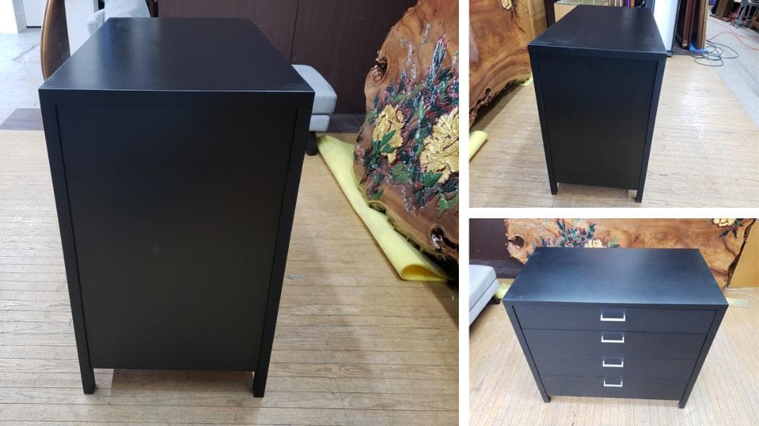 チェリー (プロフお読み下さい)　　東海家具　脚付き　四段チェスト