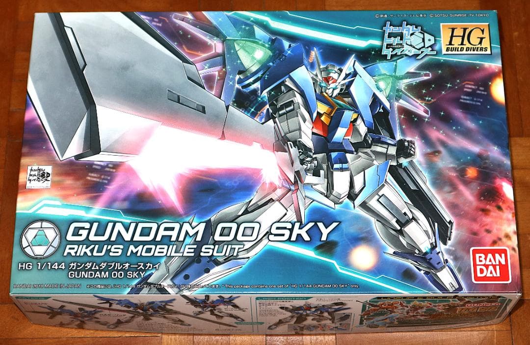 ガンプラHG GUNDAMOO SKY ガンダムダブルオースカイ（新品・未組立）