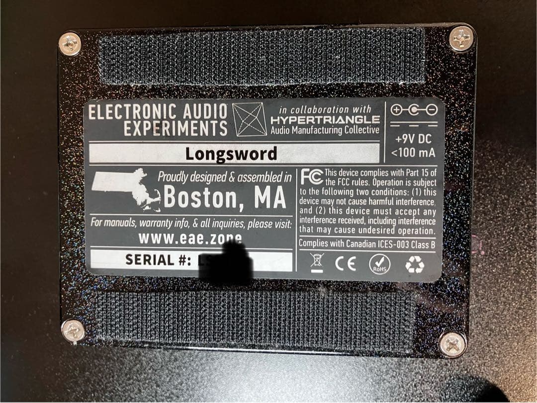 ギター ELECTRONIC AUDIO EXPERIMENTS Longsword