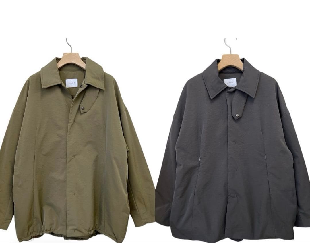 セール　CLOCHE クロッシェ ステンカラー中綿コート グレー　タグ付