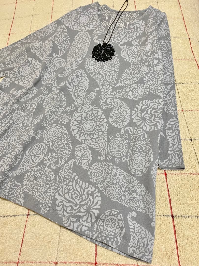 ババグーリ　2022SS　未使用　ペイズリー　チュニック　ヨーガンレール