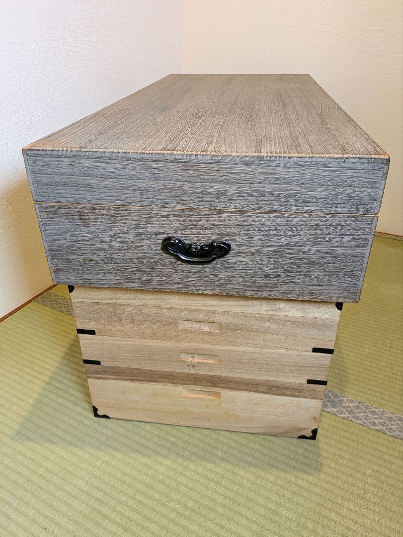 桐箱　衣装箱　ケース　2個セット