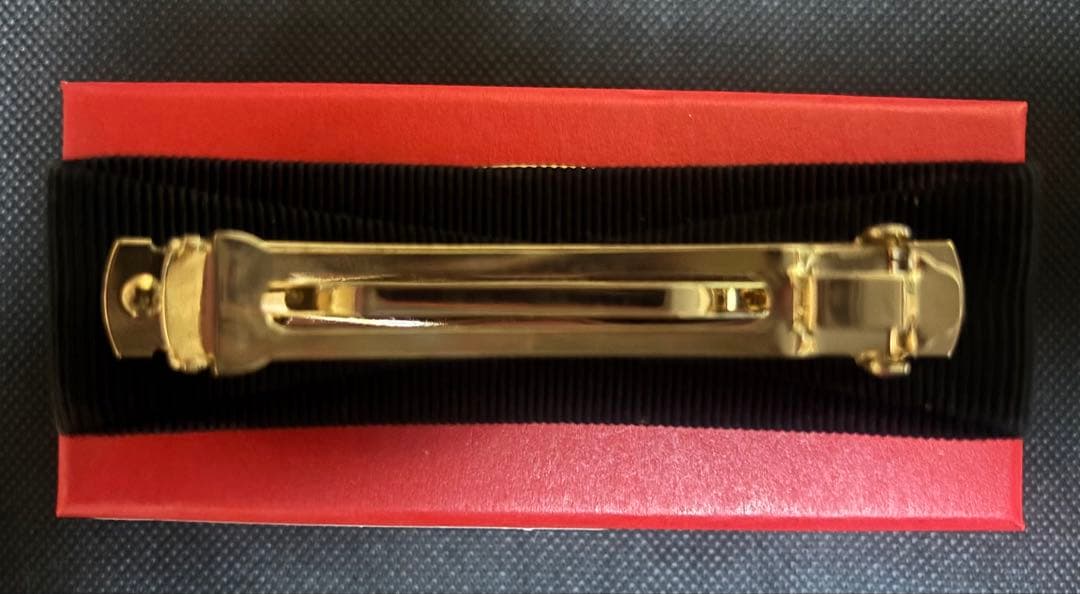 フェラガモ FERRAGAMO バレッタ ヘアアクセサリー ブラック黒