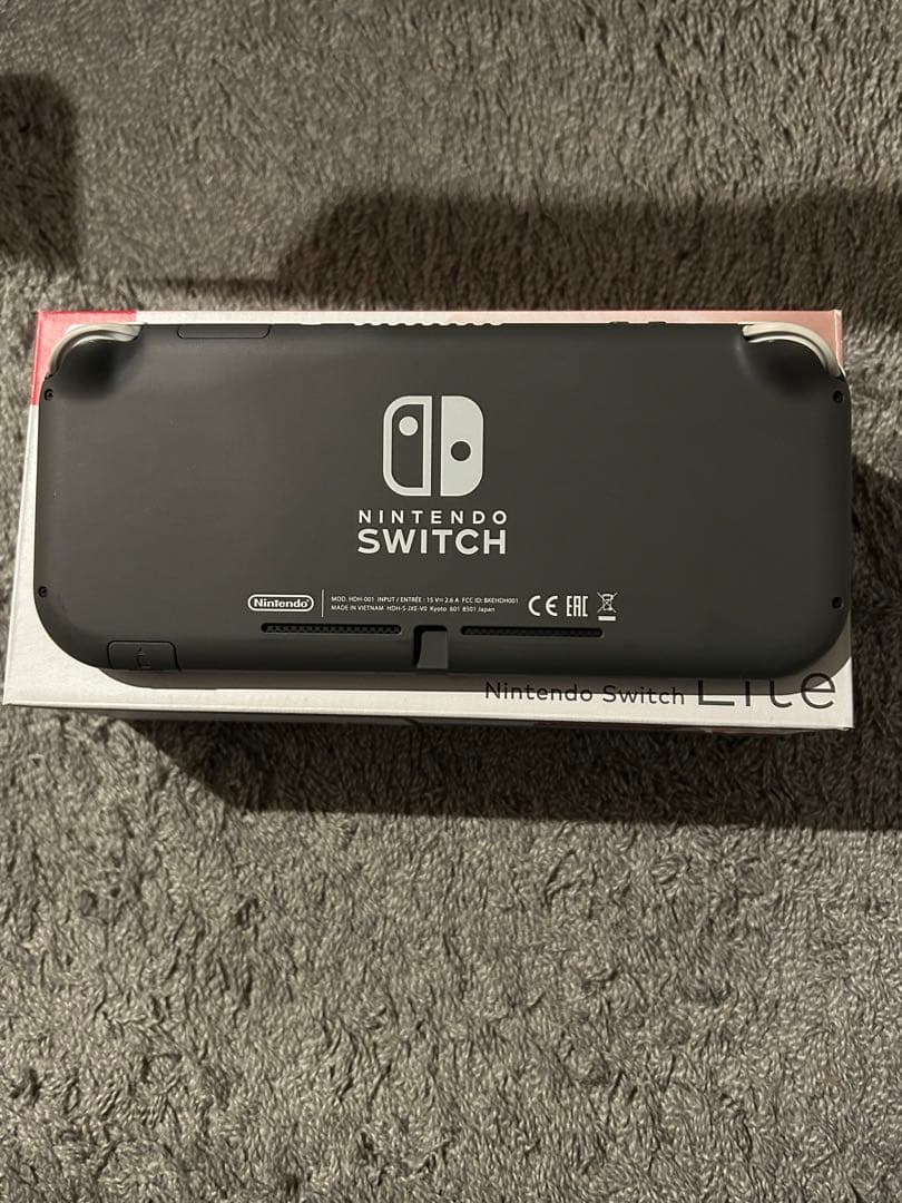 Nintendo Switch Lite グレー 本体　箱付き　充電器なし
