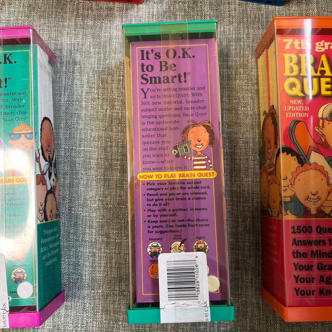 英語教材Brain Quest クイズカード英語7歳から13歳全て英語　難問