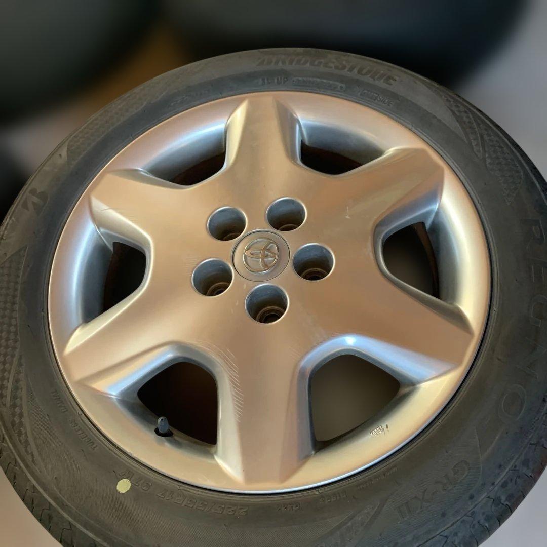 トヨタ　セルシオ30 31 純正ホイール4本セットタイヤ付き　中古品