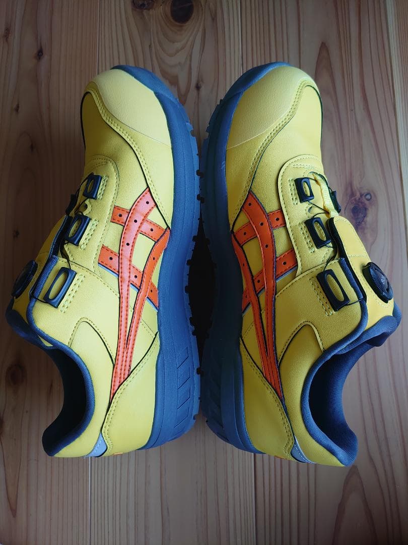 アシックス CP306 BOA ブライトイエロー×ハバネロ 27.5cm