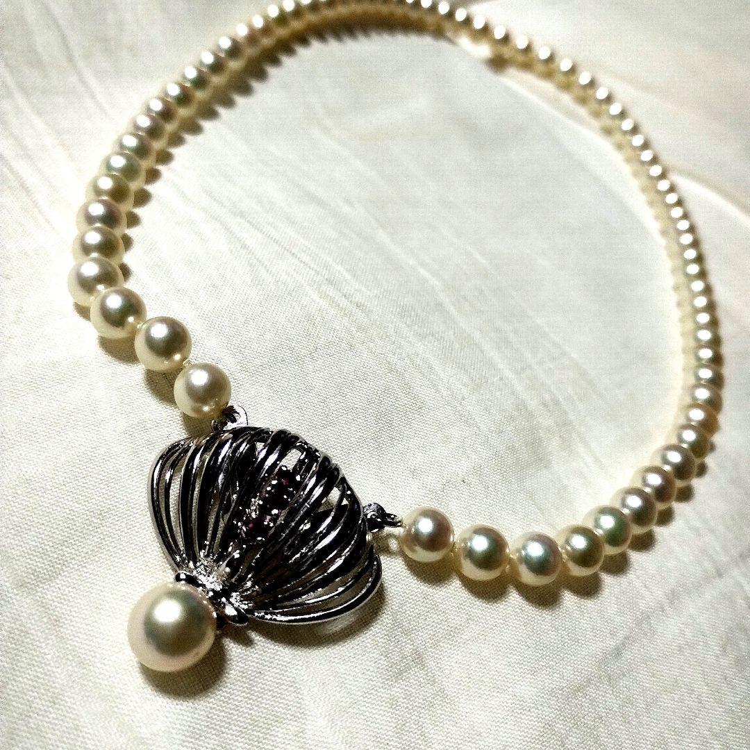 あこや真珠ネックレス　アコヤ貝