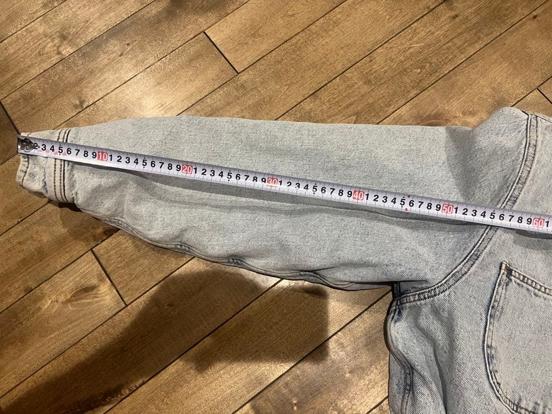 k*i様 Stussy グレー デニムジャケット Mサイズ