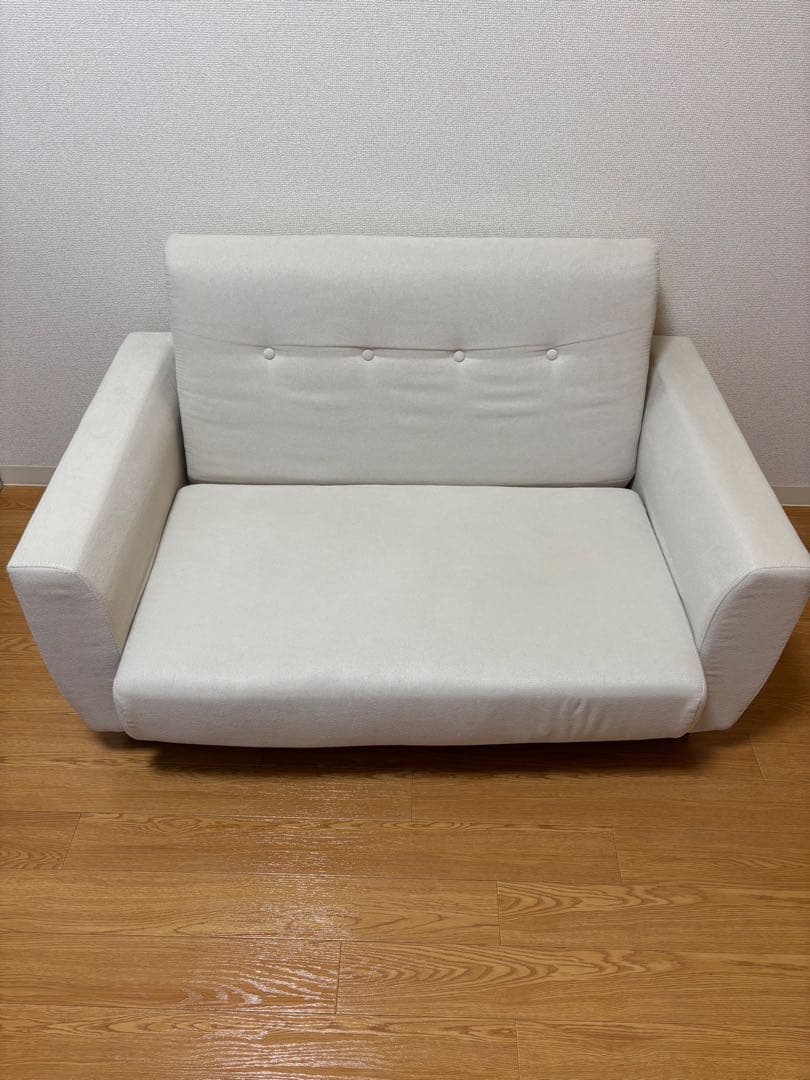 ソファーベッド　ソファー　2人掛け　肘付き