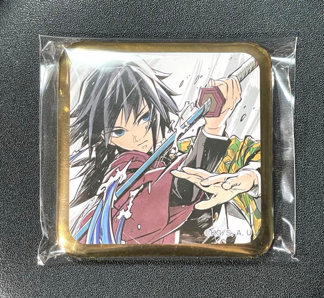 鬼滅の刃 ダイニング おたのしみくじ スクエア缶バッジ 冨岡義勇