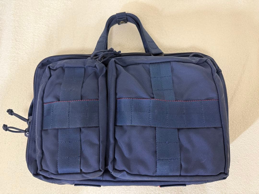 週末割引　BRIEFINGxBEAMS PLUS 別注　3WAYバッグ　ネイビー