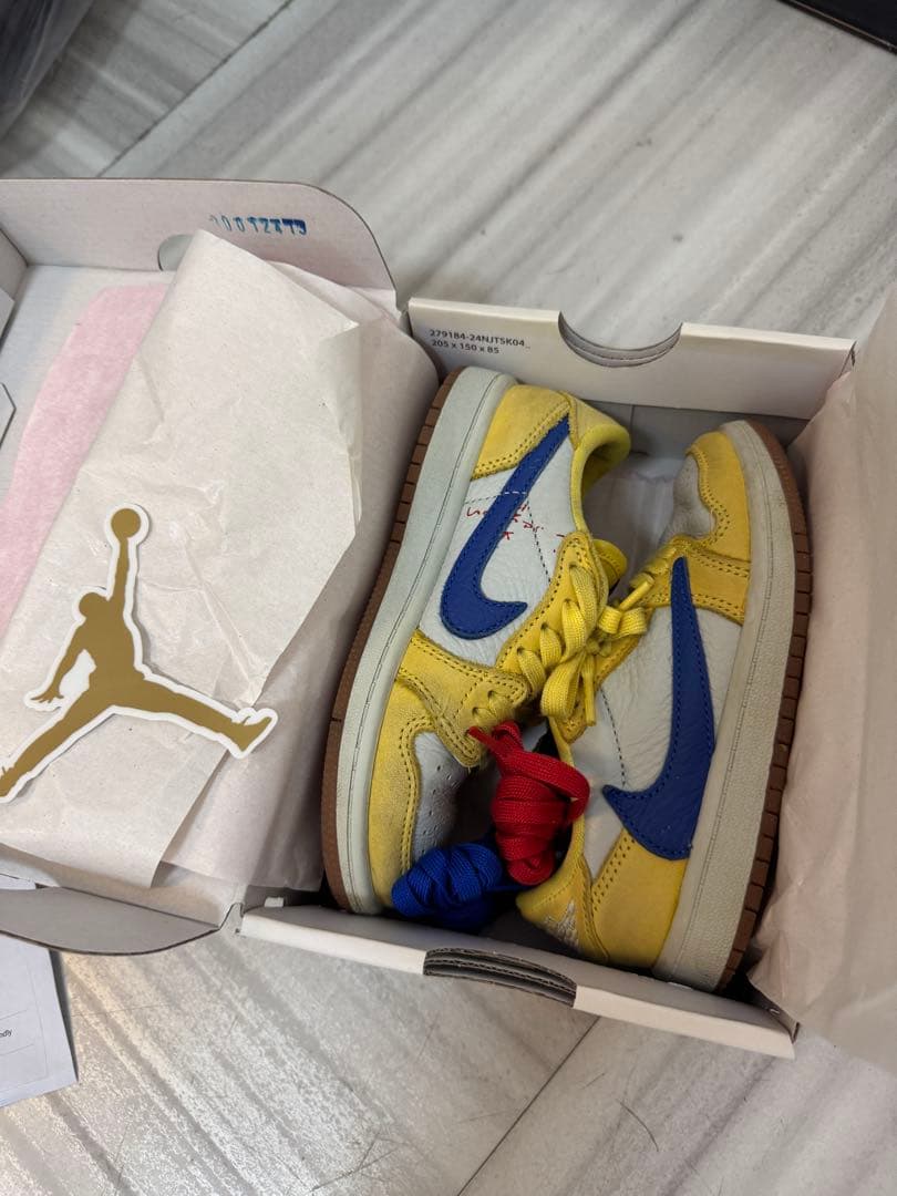 Travis Scott×Nike Air Jordan 1Low Canary